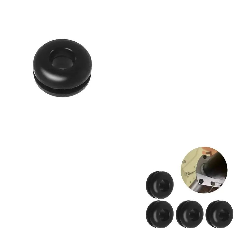 

4pcs Bedplate Grommets black Rubber for SME- 3009 3012 Base Plate Grommets