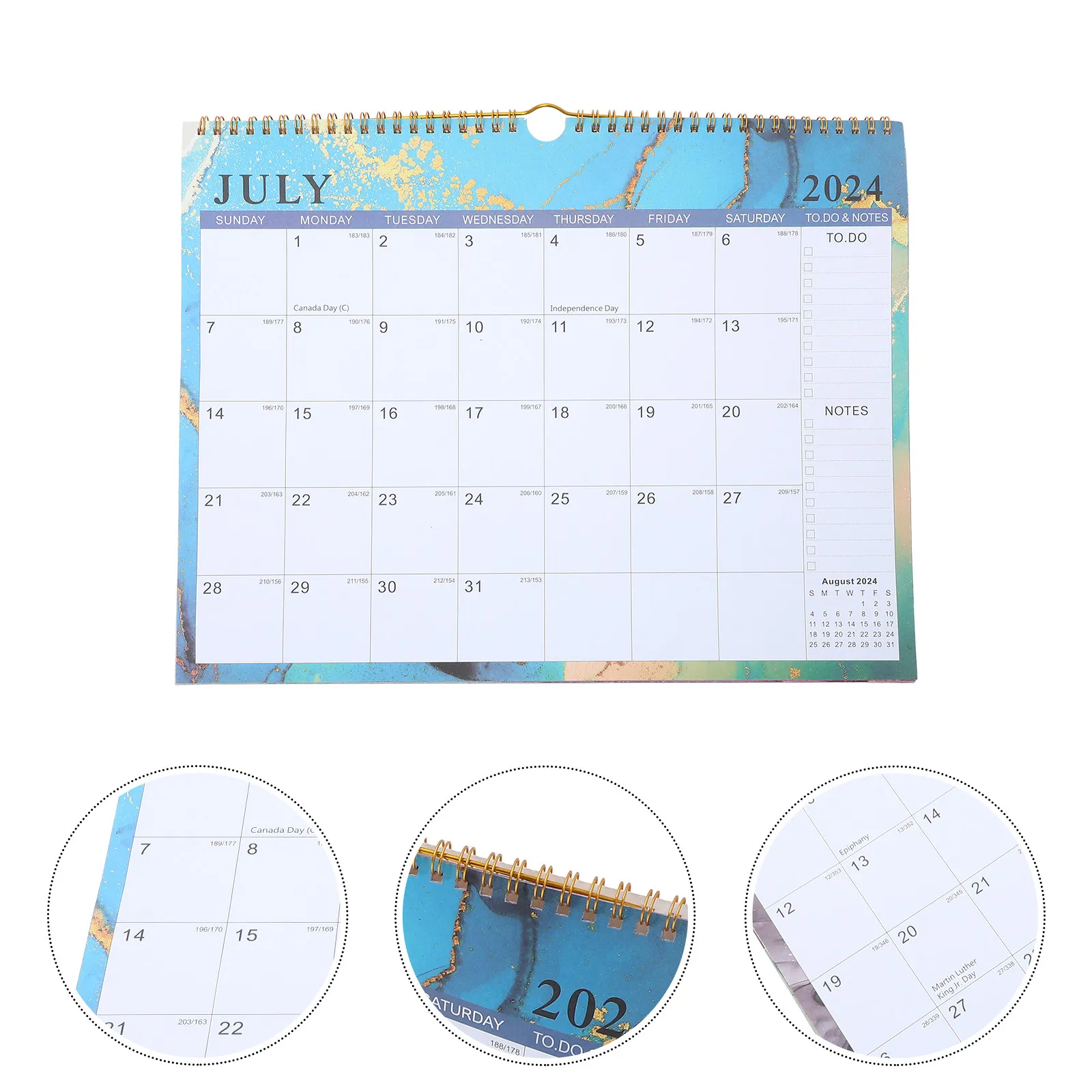 

Hanging Calendar Simple Style Clear Printed Household Wall Calendar Monthly Planner Holiday Organizer Daily Appointment Office