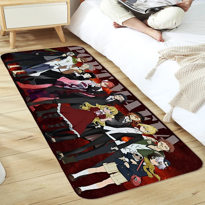 Sleeping Room Rugs B-Bungo Stray Dogs Bathmat Outdoor Entrance Doormat Anime Carpets for Living Room Kitchen Foot Mat Home