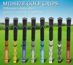 10 Pack Midsize Golf Grips Multi-compound Golf Club Grips All-Weather Firm Control And High Performance Comfort