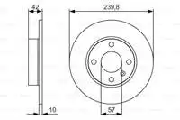 

0986479 S52 для заднего тормозного диска (4-колесный болт) ASTRA G ZAFIRA A ASTRA H