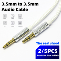 Audio Cable 3.5 mm Jack Male to Male Aux Cable For Phone Headphone Car MP3 Speaker Computer 3.5mm Jack Aux Wire Cord 1M