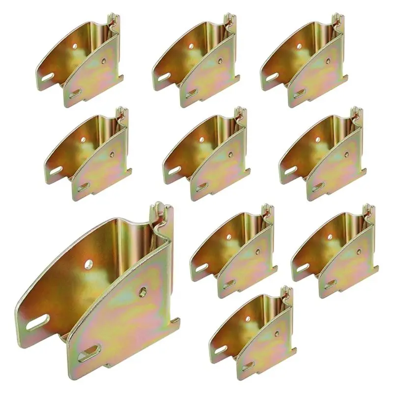 AEE4-10PCS E-Track Wood End Socket Accessories For 2X4 2X6, Add Removable Load Lock Bars To E-Track Cargo Area