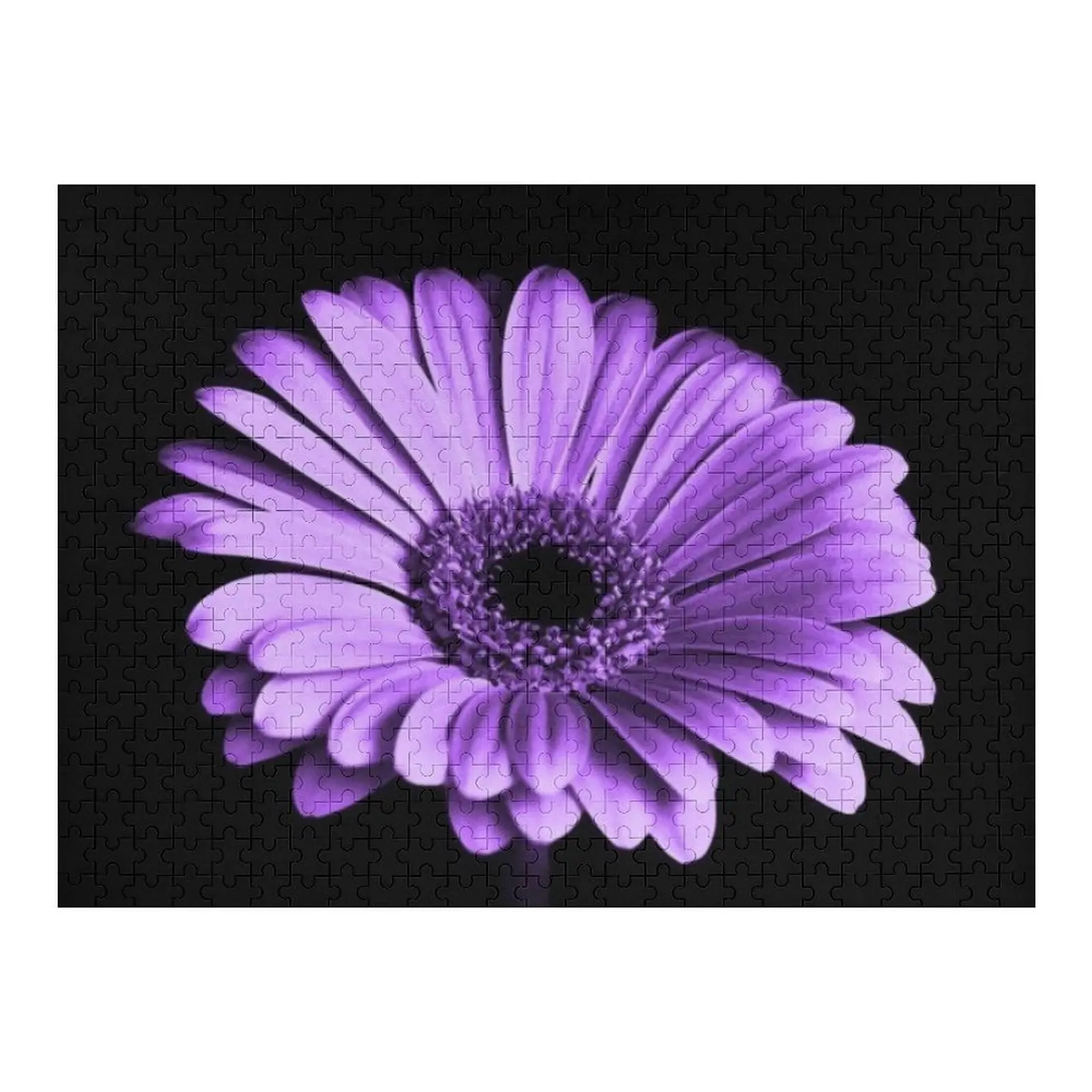 

Purple Gerbera Flower A pretty purple gerbera flower. Jigsaw Puzzle Customizable Child Gift Woodens For Adults Puzzle