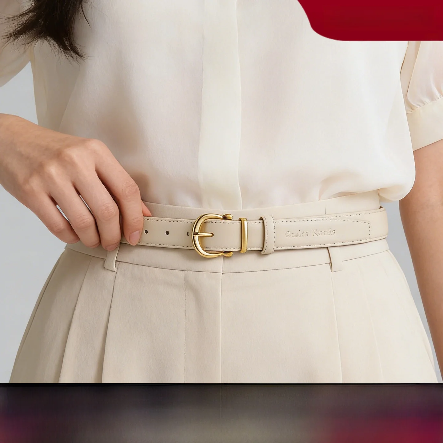 canles-konis-store-genuine-leather-belt-women's-versatile-metal-bule-decorative-belt-high-end-white-leather-waisand