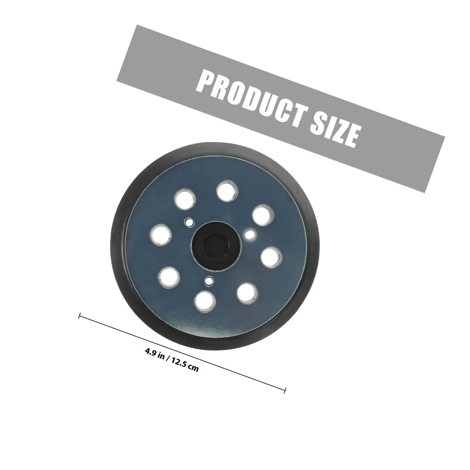 Hook Loop 8-Hole Electric Polishing Disc Replacement Sander Pad Dust Pickup Sanding Disc Backing Pad for Car Wood Metal Plastic