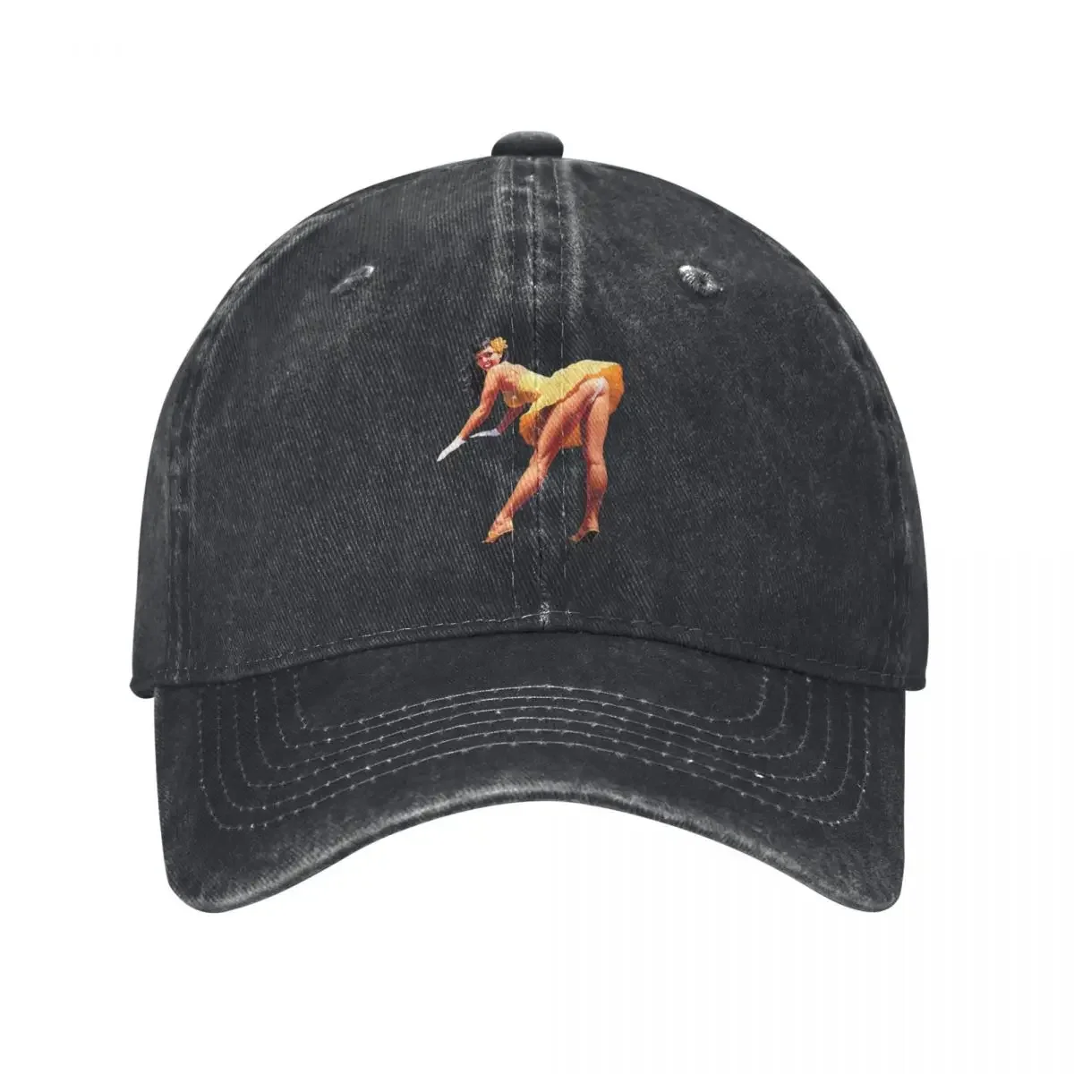 Sexy Pin Up Girl Retro Vintage Baseball Cap derby hat Beach Outing Kids Hat For Man Women's