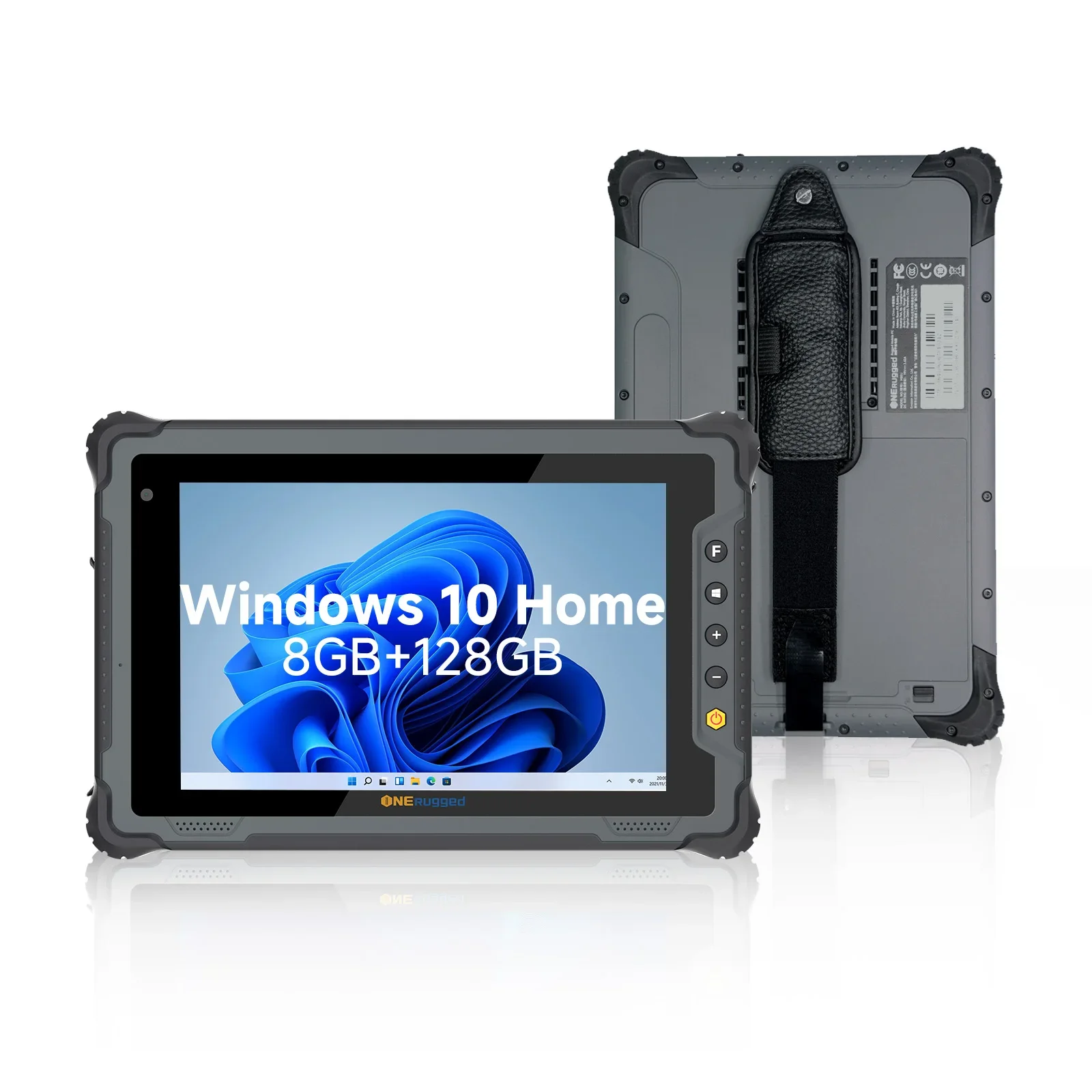 ONERugged M80J 8-inch Windows 10 Durable 4G Wifi Industrial Rugged Tablet PC with Docking