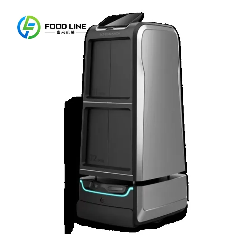 Customized Intelligent Automatic Commercial Hotel Food Serving Delivery Robot