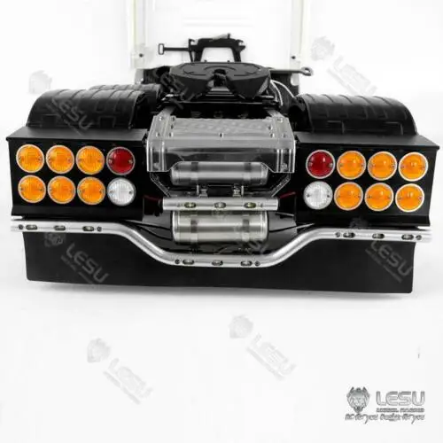 

LESU RC Parts Metal Rear Beam Taillight For 1/14 Scale Tamiyaya R620 R470 Remote Control Tractor Truck Model Toys TH15171