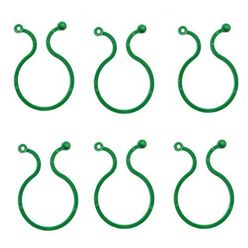 Clip giratorio para plantas, lazos, Clips de soporte para plantas de jardín, verduras, tomate, vid, Clips para flores, cerraduras para plantas para asegurar plantas duraderas, S