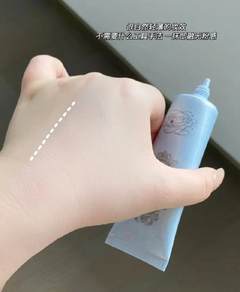 Flower Knows Shell Pearl Pre-Makeup Poriënminimaliserende Blijvende Verhelderende Verbergen gezichtsroodheid