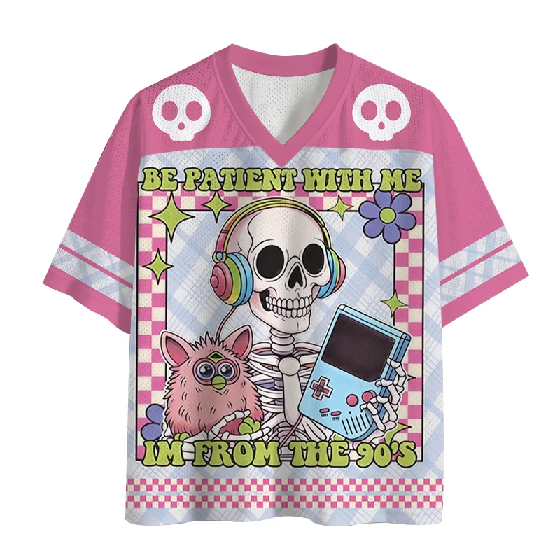 New Running Sports Quick Drying T-shirt, Upgraded Fabric, Large Mesh Knitted Fabric,fun Skeleton Element Clothing,horror Element
