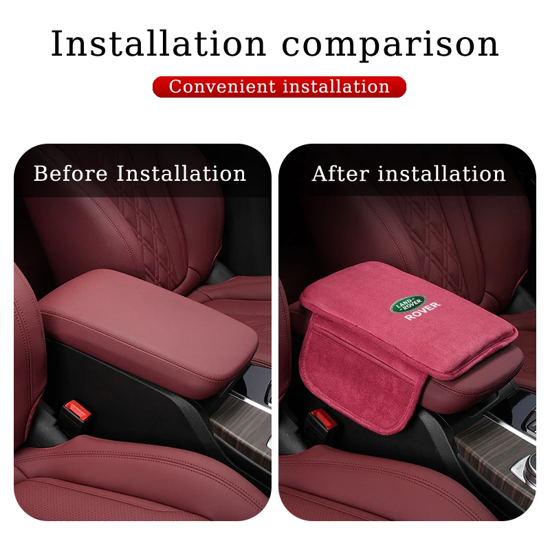 Car Suede Storage Armrest Glove Centre Console Organiser For Land Rover Freelander 2 L2 LF Discovery 3 4 L319 L462 Evoque 3 4