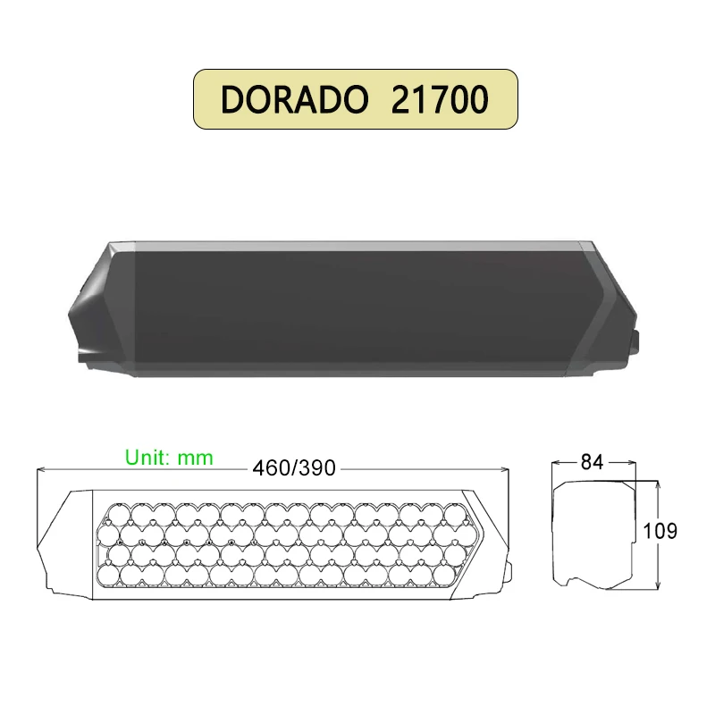 Dorado 21700 Plus Max Reention E-bike Battery 48v 13Ah 17.5Ah 20Ah 25Ah Ebike Battery 1500W 1000W NCM Bike Bicycle Battery