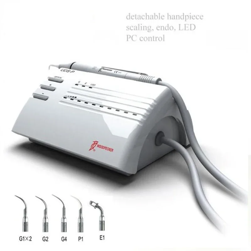 Woodpecker UDS-P Cavitron Dental Piezo Ultrasonic Air Scaler Polisher Vet Machine with Tips Price