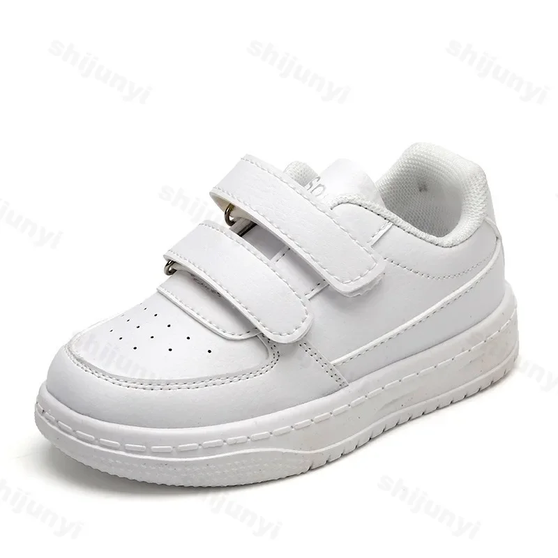 Children\'s Sneakers 2025 Spring Autumn New Boys Girls White Casual Skateboard Shoes Soft Sole Outdoors Anti Slip Kids Baby Shoes