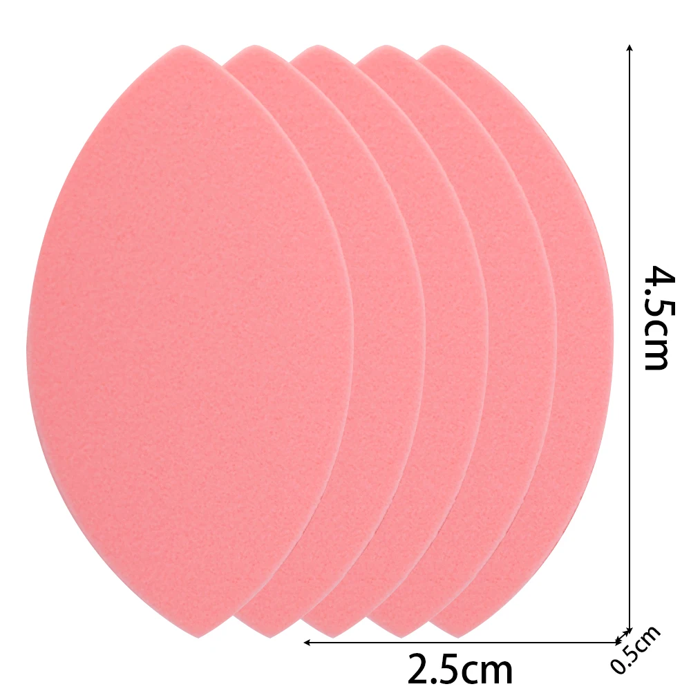 50 Stuks Herbruikbare Praktijk Wimper Extensie Spons Roze Make-Up Puff Zachte Oogspons Voor Wimper Mapping Beginner Wimper Artiest