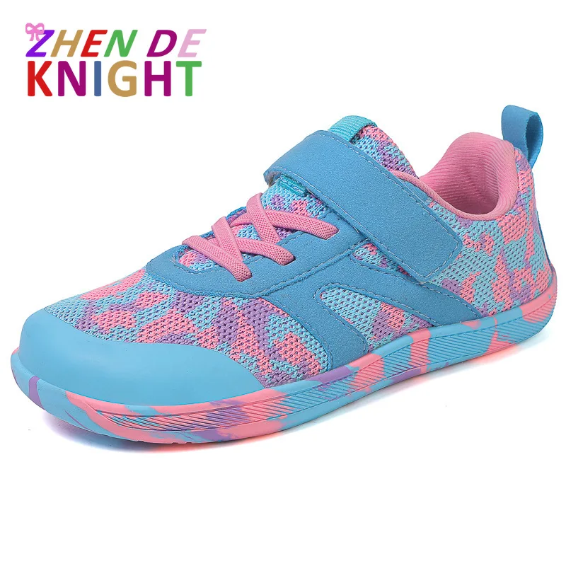 

Новинка 2023 года, детская обувь для босиком с широким носком и широким носком, Нескользящие дышащие уличные повседневные кроссовки, спортивная обувь для танцев и фитнеса