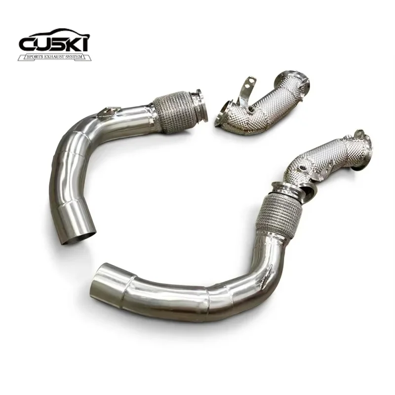 

Подходит для BMW M5 F90 4.4T, аксессуары для модификации выхлопной трубы автомобиля 2018-2023, высокопроизводительный каталитический преобразователь выхлопной трубы