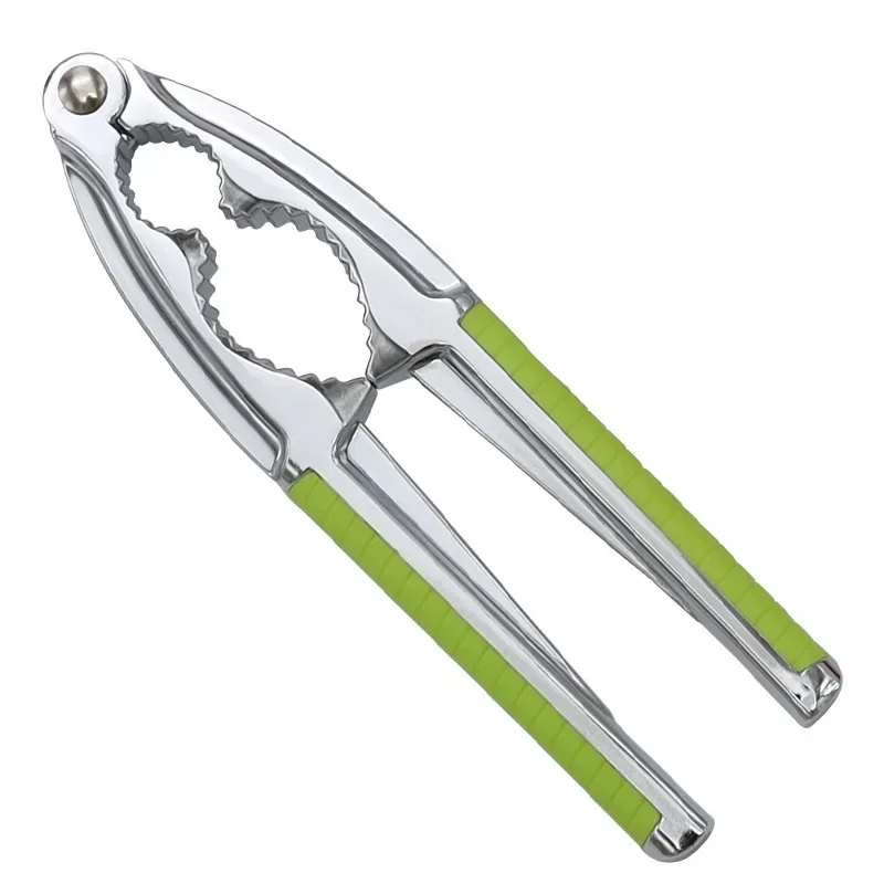 Portable Zinc Alloy Nut Cracker Kitchen Gadgets Tool Sheller Walnut Opener Plier Metal Opener Nutcracker Kitchen Accessories