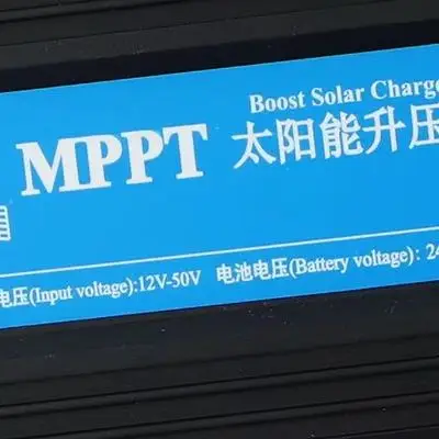 Brand New Controller Booster 24-72V Black High Performance for MPPT Pvc for Solar Booster Controller for Solar Charge Solar