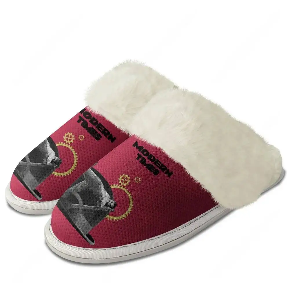Modern Times Plush Edge Warm Shoe Mens Womens Home Casual Slipper Bedroom Thermal Cotton Fashion Lightweight Customize Slippers