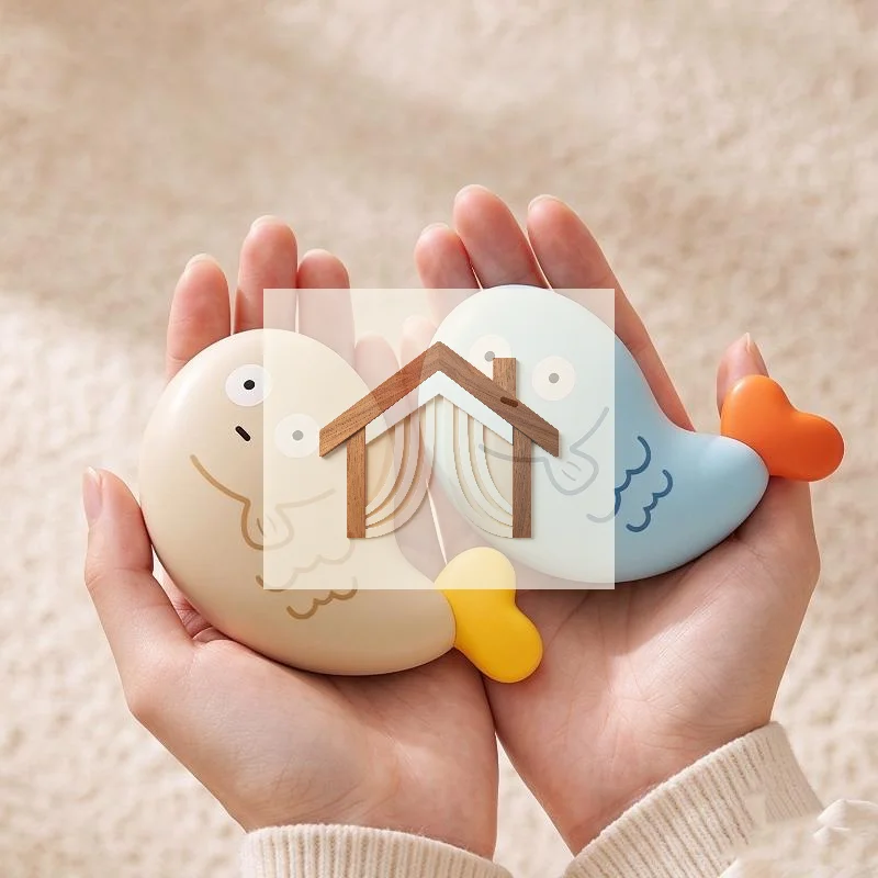 Cute Cartoon Fish Shaped Hand Warmer No Charging Self Heating 8H Lasting Warmth For Winter Outdoor Use