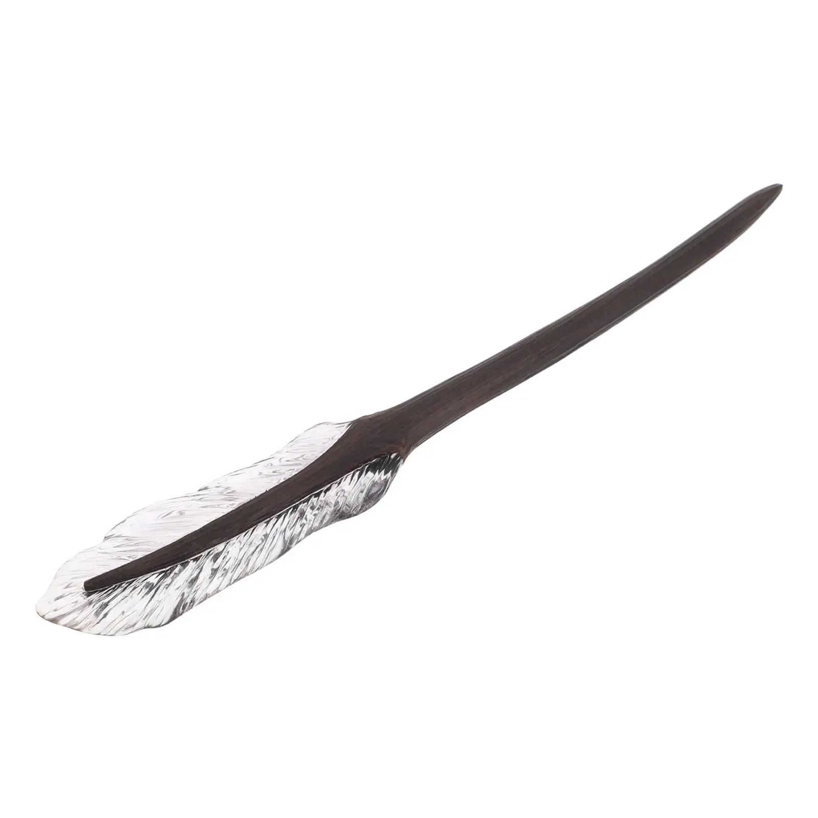 

Feathered Hairpin Vintage Wooden Sticks Retro Chopsticks Girls Accessory Elegant Design Durable Material Daily Essential