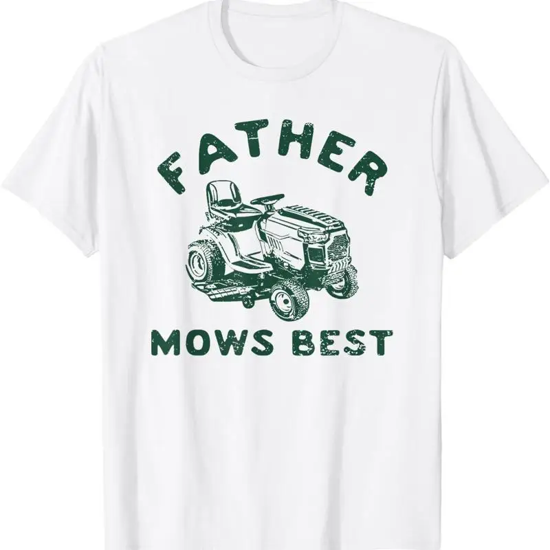 

2024 2025 Father Mows Best Футболка Забавная для друга Все размеры S 4Xl