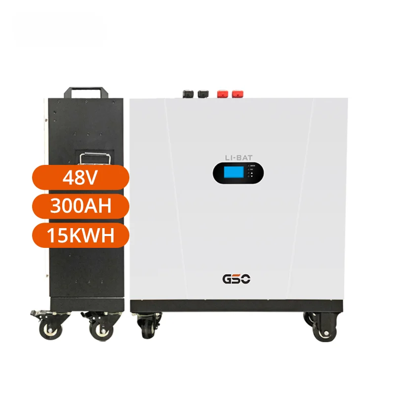 Easy to move 48v lifepo4 battery 300AH 15KWH for solar system