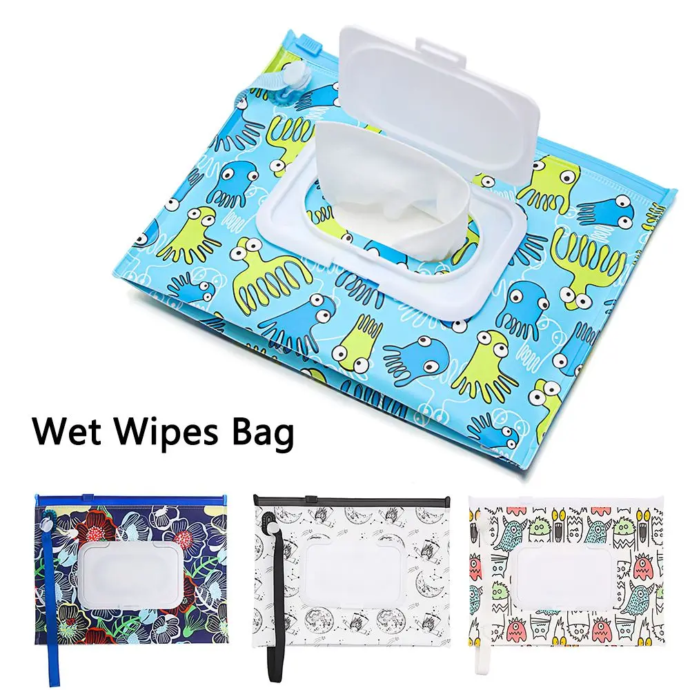 Outdoor Baby Product Carrying Case Tissue Box Cosmetic Pouch Wet Wipes Bag Stroller Accessories