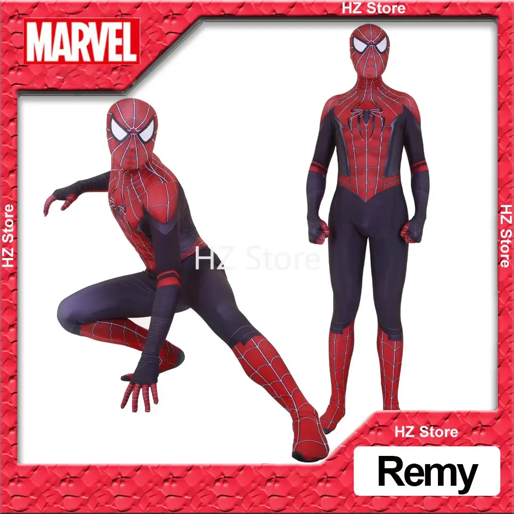 

Marvel Tony Red Remy Spider-Man Cosplay Bodysuit Jumpsuit Superhero Costume Elastic Lycra Suit for Man Birthday Gift