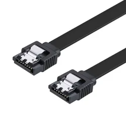 SATA III Cable 6.0 Gbps Sata 3 Sata III cable with Locking Latch Angle Sata 3.0 cable for SSD 2.5