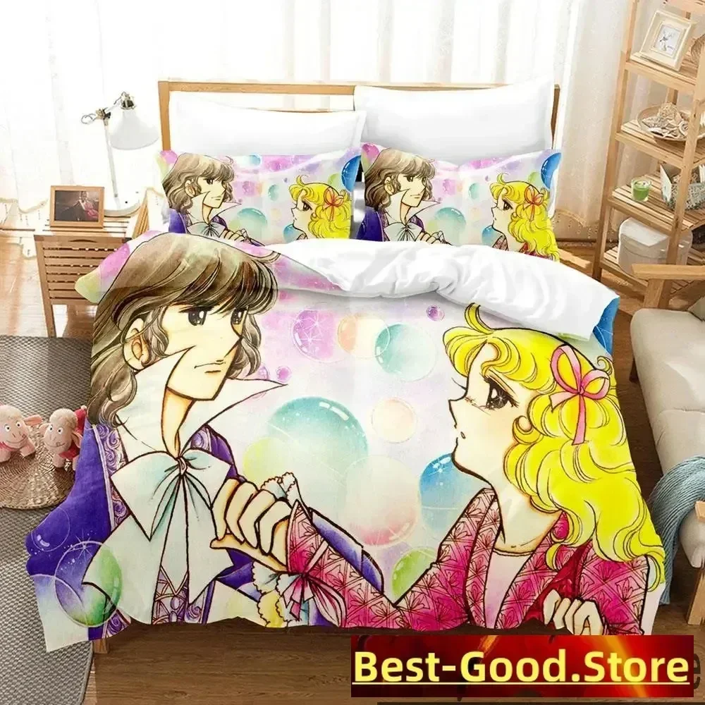 

3D Print Manga Candy Anime Printed Bed Set Duvet Cover Pillowcase Bedding Set Bed Linen Sheet Quilt Cover Full Queen King Size