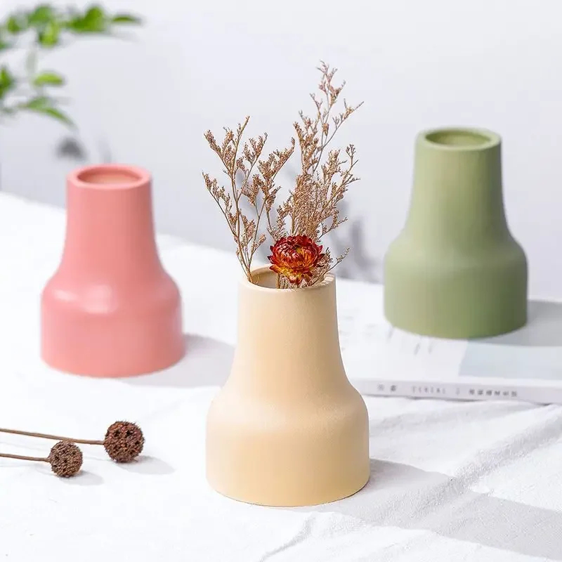 

Скандинавский цветочный орнамент, керамическая маленькая ваза, креативные изделия ручной работы, цветочная композиция, орнамент, украшение