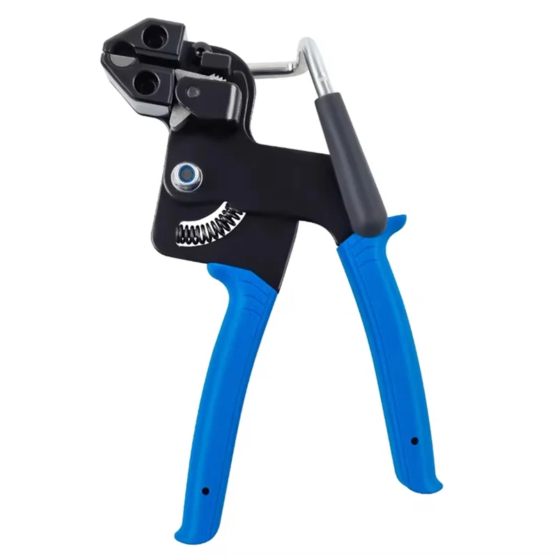 ABUG-Cutting And Bundling Manual Cable Tie Pliers Stainless Steel With 150 Ties Household Tool Kit