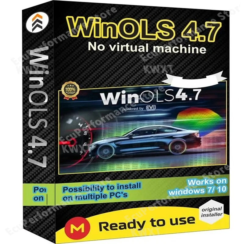 Winols 4.7 + ECM TITANIUM 26100 ECU Programming Tool Software+ 93GB Damos Files + Immo Service Tool V1.2+Leaning Video Guid