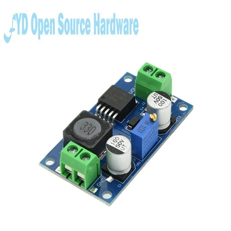 1PCS XL6019 5A Current DC to DC Adjustable Boost Power Supply Board Module