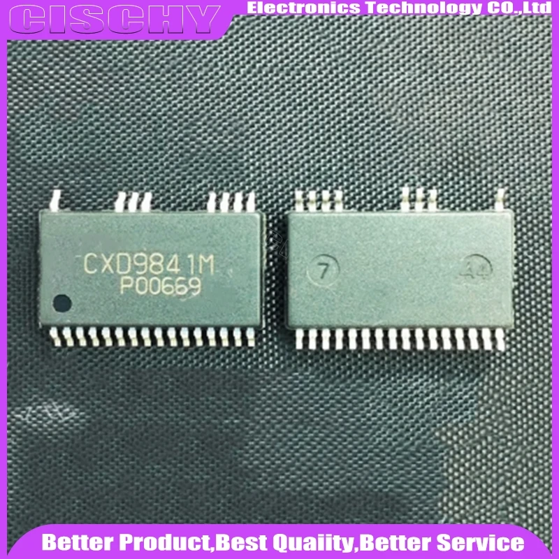10 pièces/lot CXD9841 CXD9841M 9841M SSOP-24, en Stock