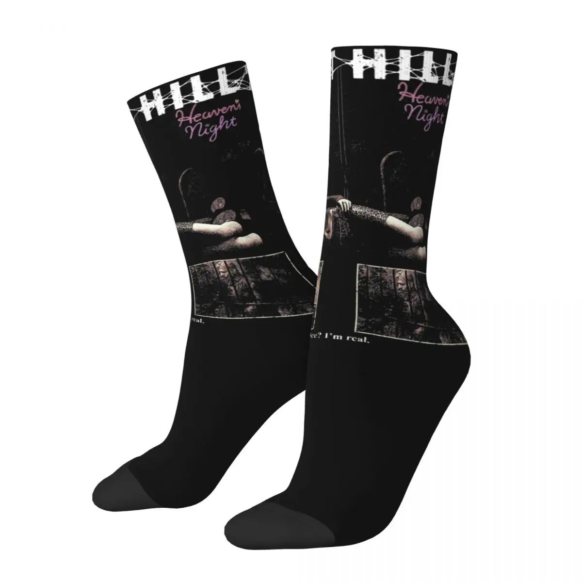 Silent Hill 2 Horror Games Accessories Crew Socks Cozy SH2 High Quality Long Socks Soft for Womens Small Gifts