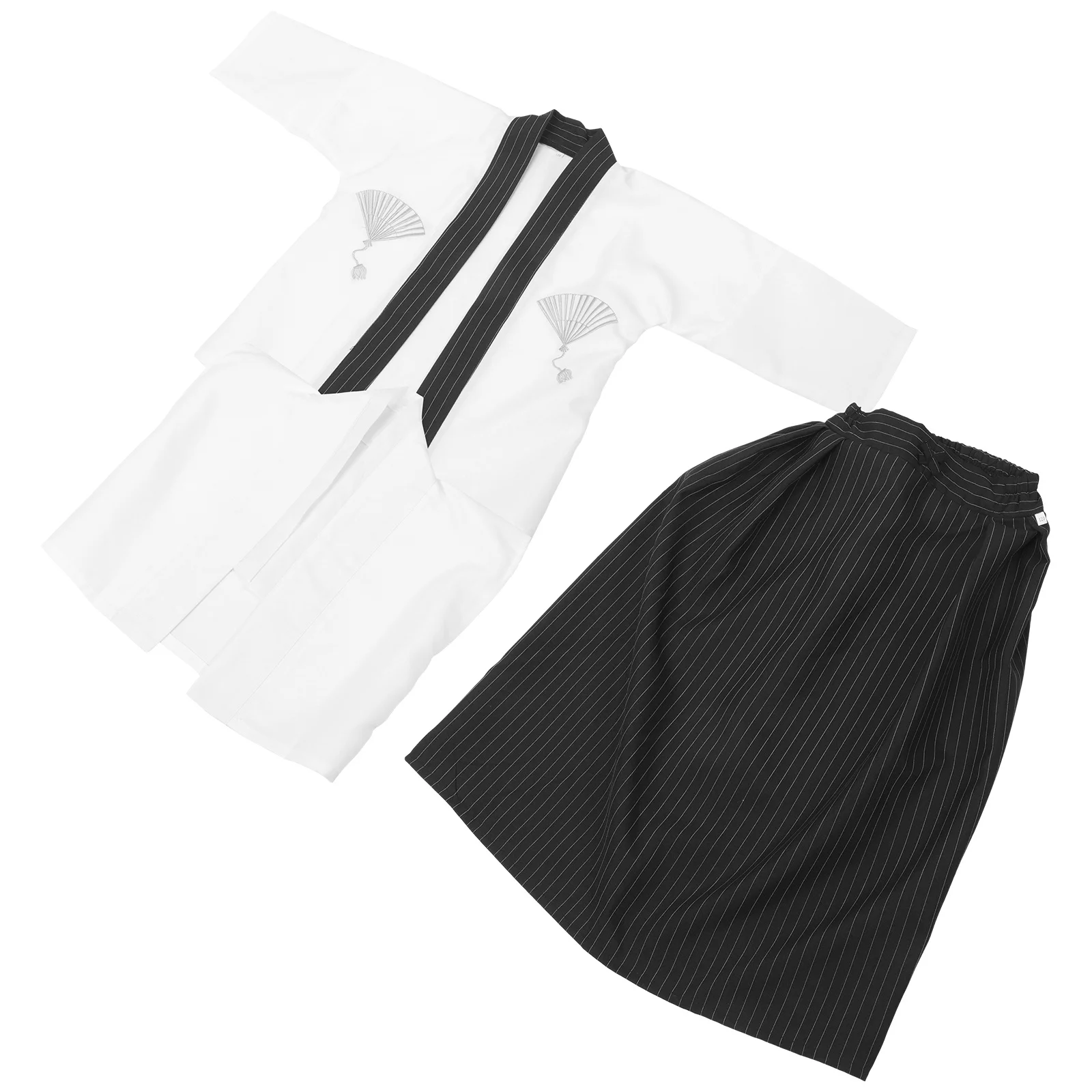 

1 комплект, традиционное японское кимоно для мальчика, размер 120, удобное тканевое кимоно, декоративное и дышащее