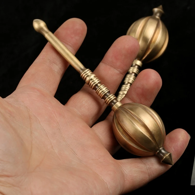 1/6 Scale Miniature Drumming Urn Golden Hammer Sledgehammer Ancient  Weapon Model for 12