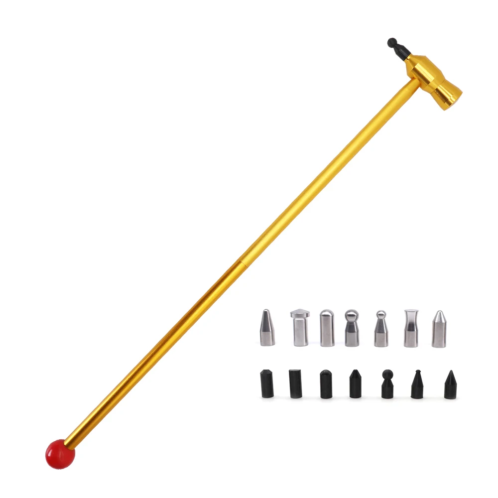 Lengthened Sheet Metal Hammer Heavy Dent Hammer With 14 Tips For Car Body Dent Repair Tool 3 Lengthened Sheet Metal Hammer Heavy Dent Hammer With 14 Tips For Car Body Dent Repair Tool 3