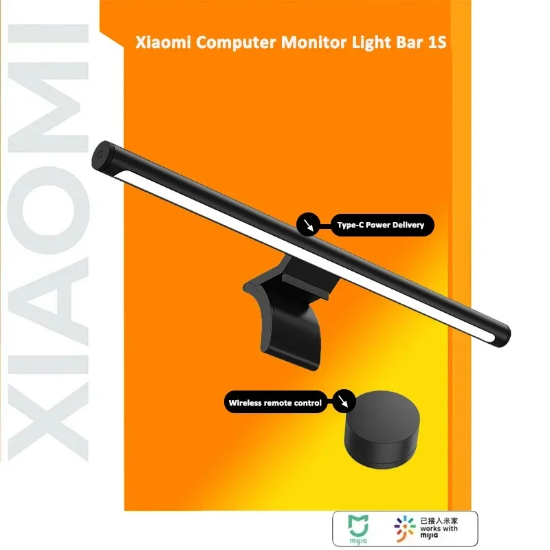 Xiaomi Mijia Computer Monitor Light Bar 1S for PC Monitor LED Lamp Screen Hanging Light Student Eyes Protection Reading Learning