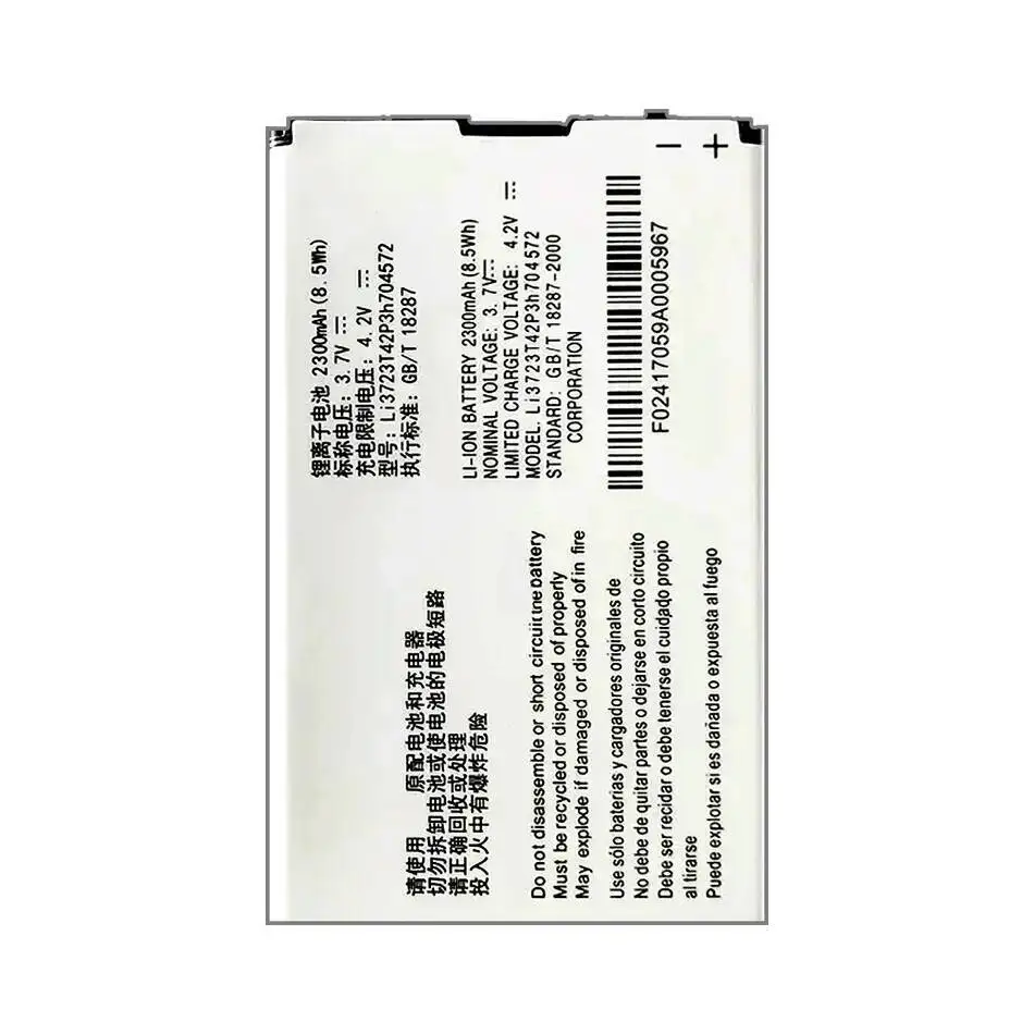 ل Zte MF91 MF90 4G Wifi 2300Mah قسط استبدال Li3723t42p3h704572 راوتر البطارية