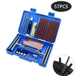 Auto Tire Repair Set Puncture Repair Tools Car Van Motorcycle Bike Emergency Heavy D Uty Tubeless Tire Repair Rivet Set