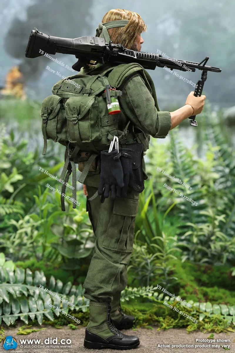 DID V80184 1/6 US Army Colonel James Baroque Cloth Action Figure Vietnam War Historical Military Fans Collectible 12" Soldier view 3