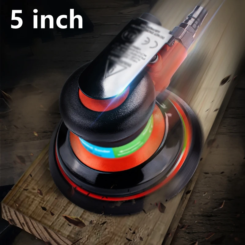 

High Speed Industrial Grade Pneumatic Orbital Sander Air Grinde Vacuum Eccentric Polishing/Grinding Machin Pneumatic Tool 5 inch