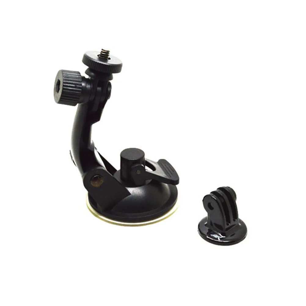 

2Pcs 360 Degrees Mini Suction Cup Mount Tripod Adapter for Action Cameras Adjustable Dual Joint Arm Strong Hold for Car Boat